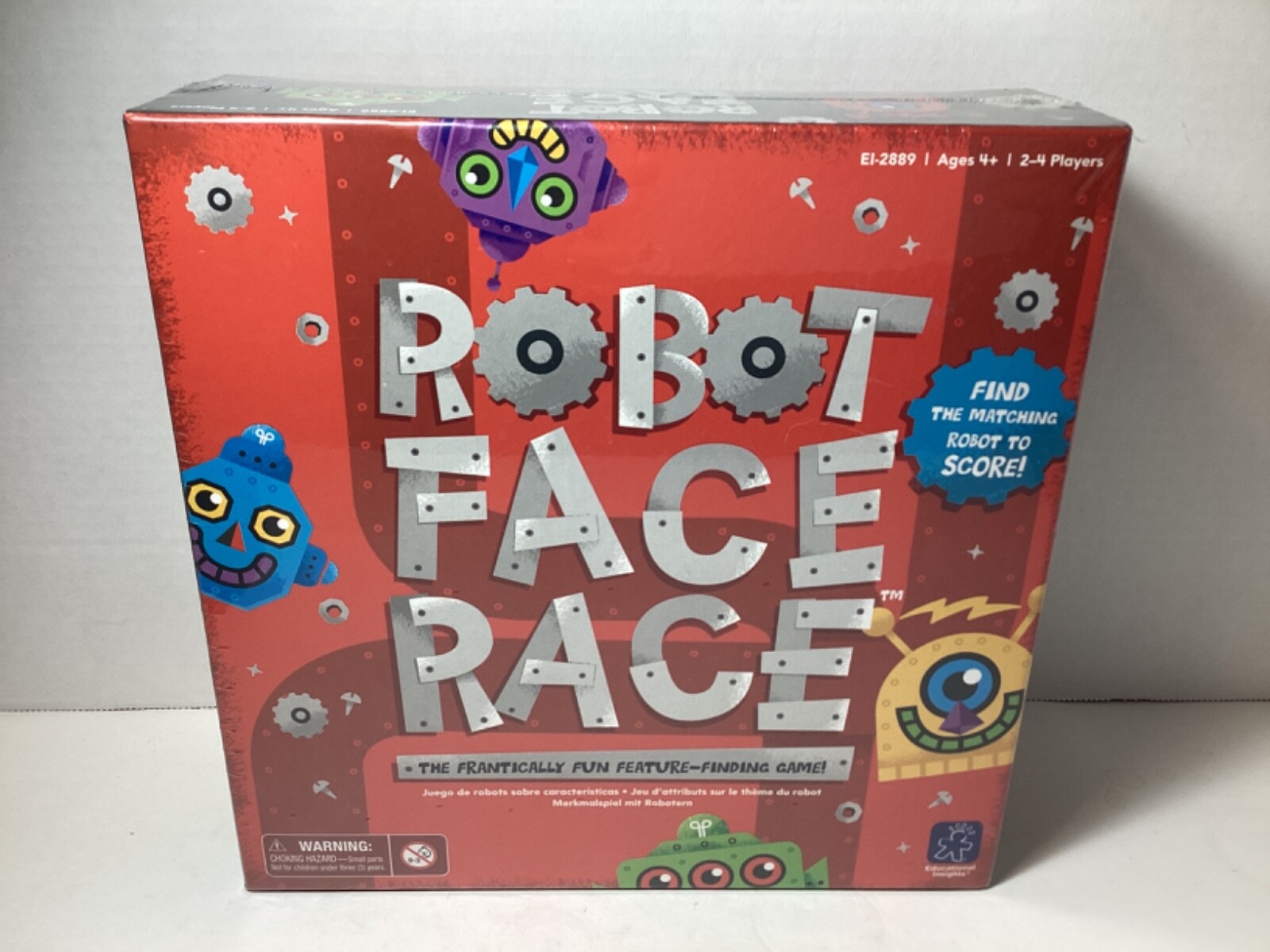 Educational Insights Robot Face Race Ages 4+ Toy New & Sealed