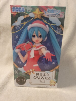 Hatsune Miku Project DIVA F 2nd Christmas Ver 1.5 SPM Super Premium Figure SEGA 