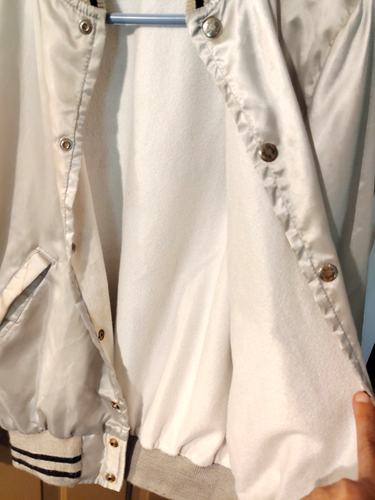 RARE Vintage 70s Bob Seger Silver Bullet Band satin bomber Promo Sz M Birdie - Picture 2 of 14