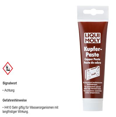 100g Original LIQUI MOLY 3080 Kupfer-Paste Tube Kupferfett Schmierung