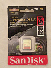 New SanDisk Extreme Plus SDXC UHS-I Card