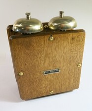 Antique Sears Roebuck & Co. Telephone Ringer Oak Box Internal Parts &mdash;Refinished