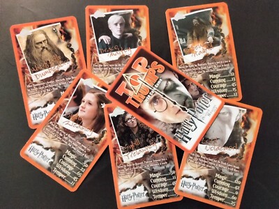 2010 Top Trumps cards HARRY POTTER Deathly Hollows   you pick singles Free Ship