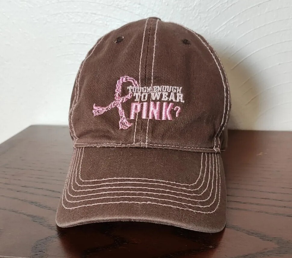 4726 Tough Enough To Wear Pink Hat Wrangler Tough Enough To Wear Pink Cap Hat Women Adjustable  main image 3