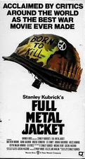 FULL METAL JACKET - MATTHEW MODINE, VINCENT D'ONOFRIO - WB - VHS TAPE - SEALED 