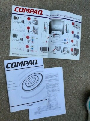 Compaq User's Guide FS940 | eBay