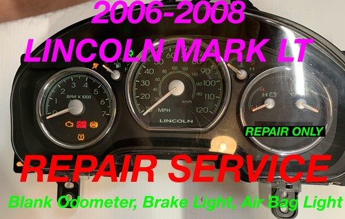 Instrument Cluster Repair Service For 2004-2008 Ford F150 & Lincoln Mark LT – Speedometer Fix