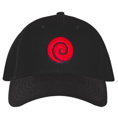 Shippuden Adjustable Cap Herren Naruto Cap One Size Rot & Schwarz Mütze