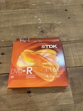 TDK: 5 PACK DVD-R Recordable Inscriptable DVDRs: 1-16X, 4.7 GB