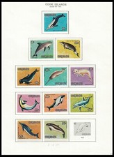 COOK ISLANDS 1984 ISSUES ON 3 PAGES (LHM/MNH) *CLEAN & FRESH*