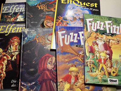 Konvolut 7x Comic Fuzz & Fizzbi Elfenwelt Fairy Quest Elfquest