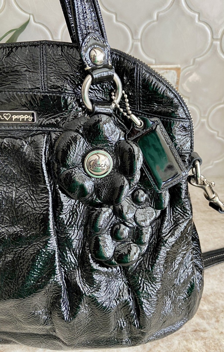 🖤 COACH POPPY BLACK PATENT LEATHER CROSSBODY-STYLE 16491 🖤 | eBay