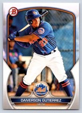 DAIVERSON GUTIERREZ  METS   2023 BOWMAN DRAFT #BD-127
