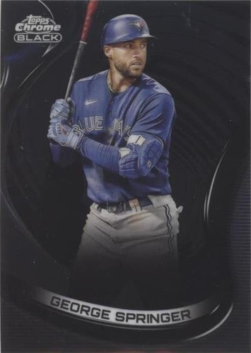 2022 Topps Heritage Chrome Refractor George Springer 237/673