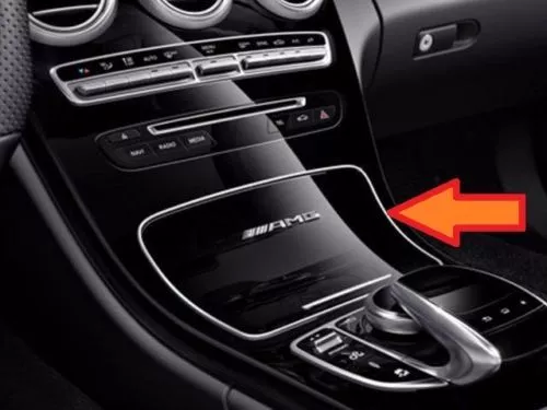 W205 center console on sale cover