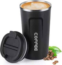 510ML Wall Insulated Coffee Mug Cup Travel Thermal Stainless Steel Flask Vacuum