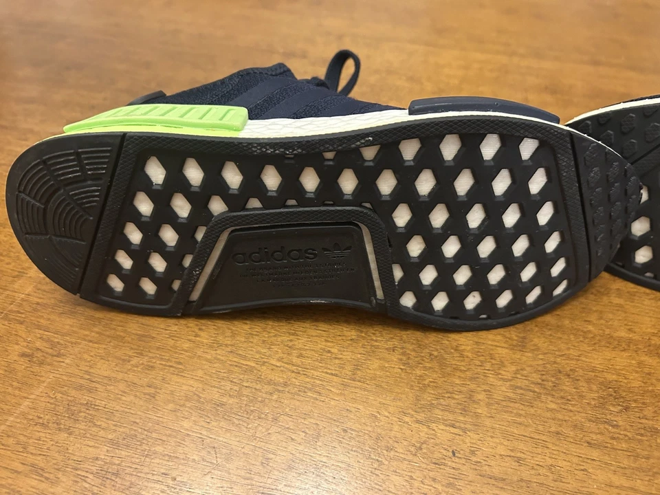 adidas NMD R1 Legend Ink Hi-Res Yellow White EE5108 Men’s size 6 - Image 4 of 4