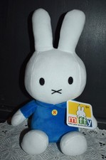 Kids Preferred NEW Miffy Plush Toy 12" Sitting Bunny Plush from Dick Bruna Blue