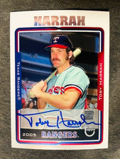 2005 Topps Retired Signature Edition #TA-TH Toby Harrah Auto Autograph Card