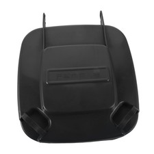 Plastic Waste Bin Lid 50L Large Trash Can Cover Replacement Outdoor Grey