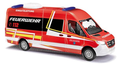 Ambulancia Busch 52625 HO Kuhlungsborn, Alemania, Departamento de Bomberos 2018 MB Sprinter LWB | Zustand: New