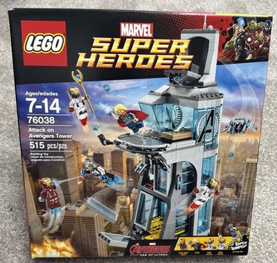 LEGO Marvel Super Heroes: Attack on Avengers Tower 76038 NEW Sealed Retired 2016
