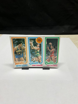 #ad #ad 1980 81 Topps Basketball Wayne Cooper John Johnson David Greenwood #45 226 95 $2.00