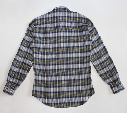 Men's DSQUARED2 D2 Relaxed DAN Shirt 100% Linen Checked Print Button Up (S/M*) - Picture 14 of 16