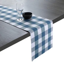 Table Runner Buffalo Check Plaid 100% Cotton - 13x72 Inches Kitchen Dining Ta...