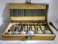 Carb-Tech High Carbon Steel 16-piece Forstner Bit Set with Wood Case