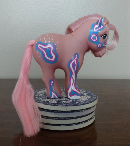 My Little Pony Generation 1 G1 Pride Custom - Transgender Agate Cotton Candy