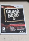 Guitar Hero 5 Nintendo Wii Complete CIB * NMINT+ OR BETTER * SHIPS SAME DAY!