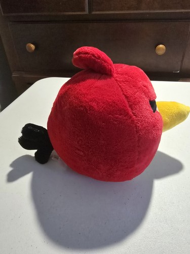 Angry Birds Terence Red Bird Plush Stuffed Animal 2010 8" - New W/ Tag - Picture 7 of 13