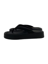 CORSOROMA9 Thong Sandals 37 Black Leather