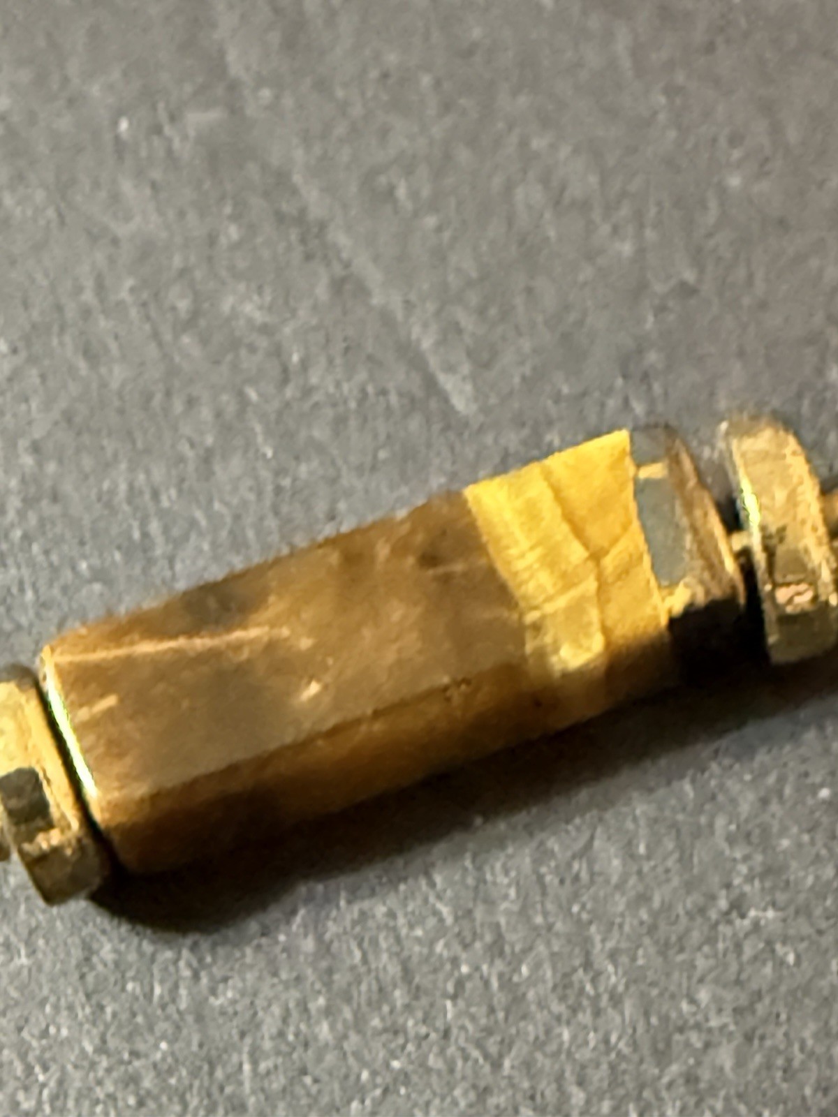 Tiger Eye Rectangle Drop Dangle Earrings Gold Tone - image 7