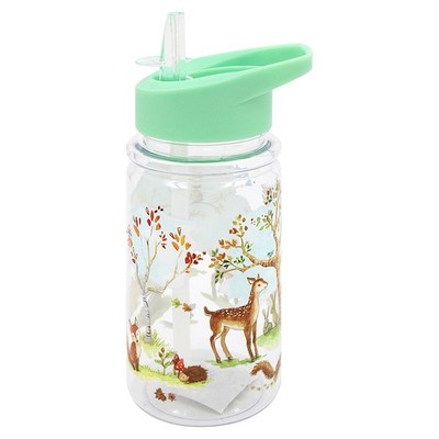 Forest Friends Trinkflasche Wasser Kleinkind Kinder Hirsch Bauernhof Tiere süßes Design