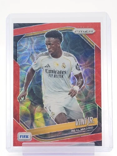 VINI JR. 2025-26 PANINI PRIZM FIFA CHOICE RED /88 #179 SOCCER REAL MADRID Q4832