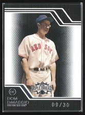 Dom DiMaggio 2006 Topps Triple Threads Black /30 #91 Boston Red Sox