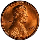 1973-S Lincoln Memorial Cent — photo from another recent sale