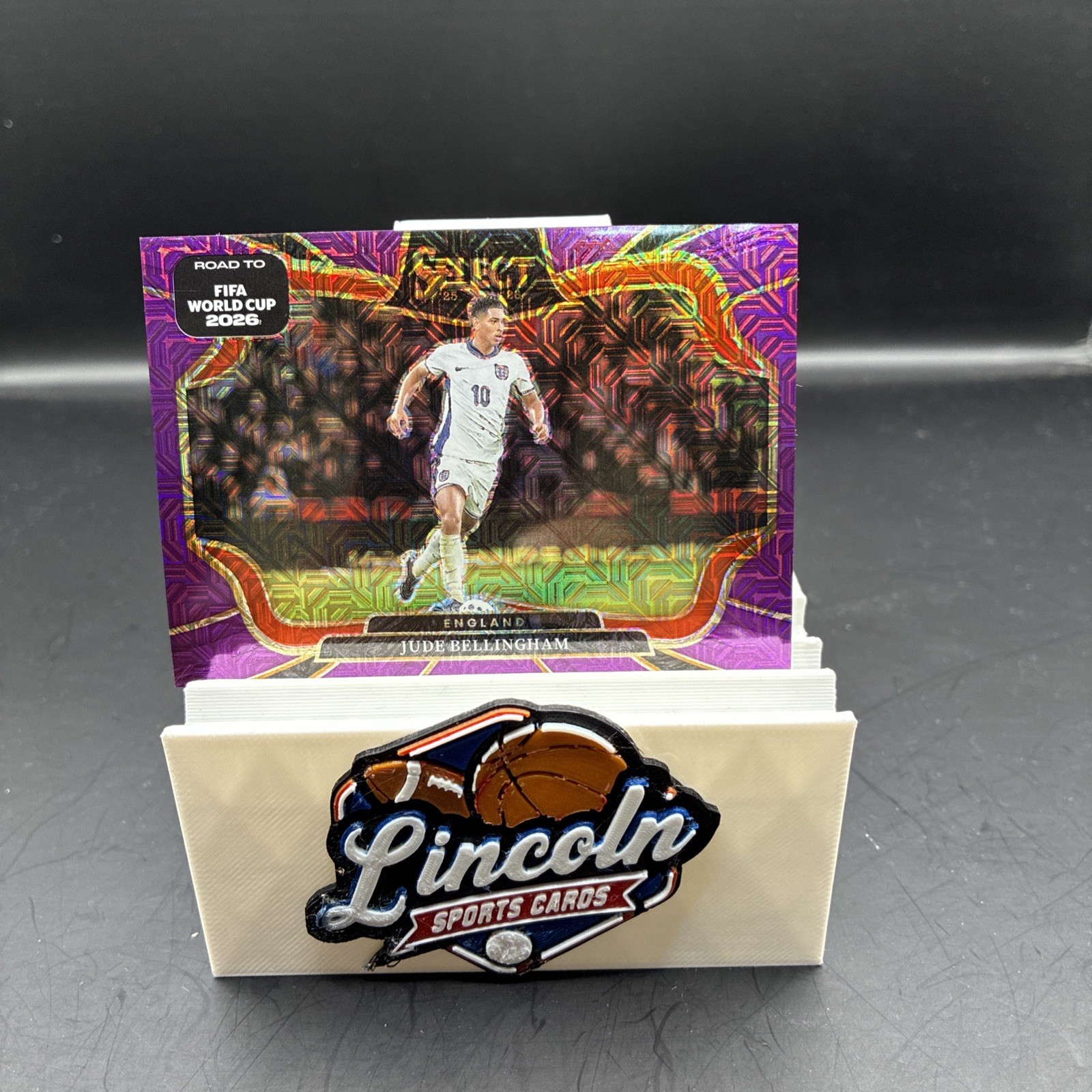 Jude Bellingham 2026 Panini Select Road to FIFA World Cup Purple Mojo Prizm #216