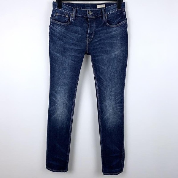 Men AllSaints Jeans Navy Denim 32