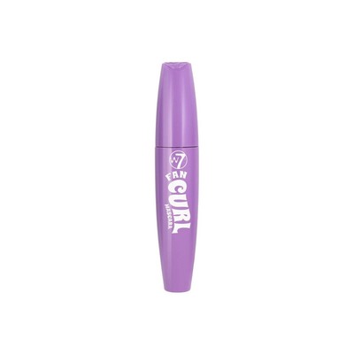 5 × W7 London Fan Curl Ultimate Curling Mascara 15ml Vegan - Blackest Black