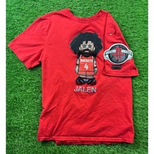 Pro Standard Jalen Green Houston Rockets NBA Basketball Cartoon T-Shirt Red M