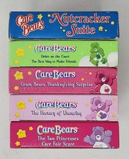 Care Bears VHS Tapes Lot of 5 Vintage /Nutcraker Suite / Nelvana VHS