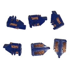 Scalextric easyfit short stem 6 car guide blades - superb spares.