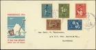 Netherlands #B271-B275 Child Welfare FDC 1954 Hague to Oldenzaal Cover Postage