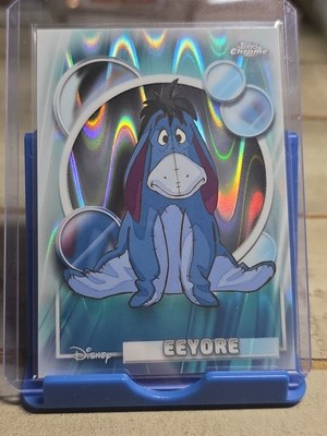 2026 Topps Chrome Disney Eeyore #102 Raywave Parrallel