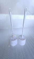 Set Of 2PCS White Toilet Brush Toilet Brush Set Toilet Bowl Brush Toilet Cleaner