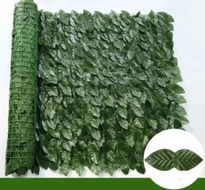 Artificial Ivy Hedge Green Leaf Fence Panels ...