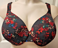 NEW - Cacique -floral print underwire Lightly Lined Full Coverage bra -size 46DD